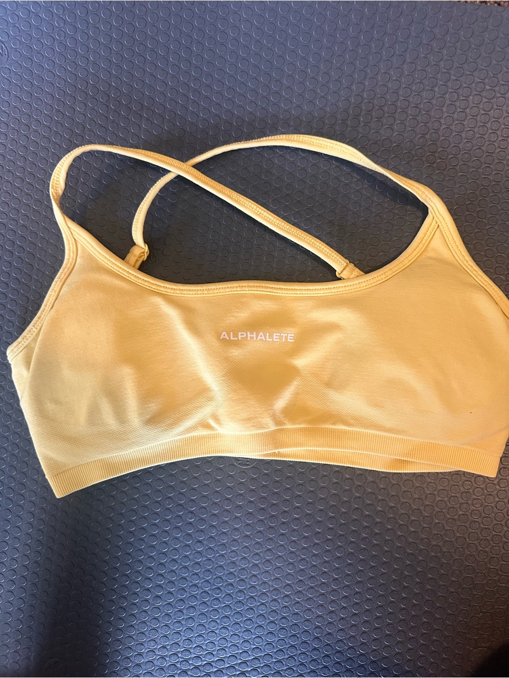 Alphalete Yellow Sports Bra